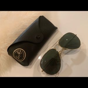 Ray bans aviator glasses